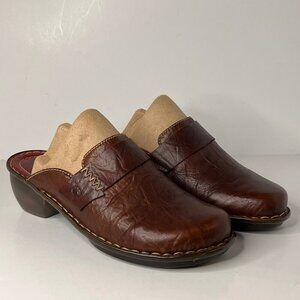 Josef Siegel Leather Clogs 39 EU